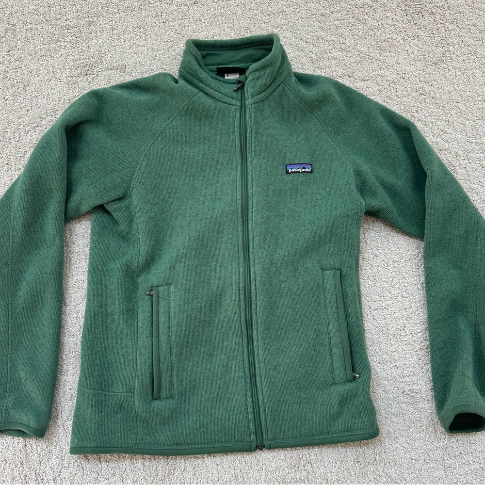 Patagonia Forest Green Zip-Up Jacket